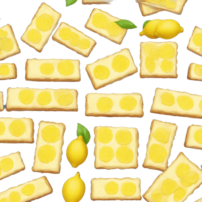 lemon bars emoji