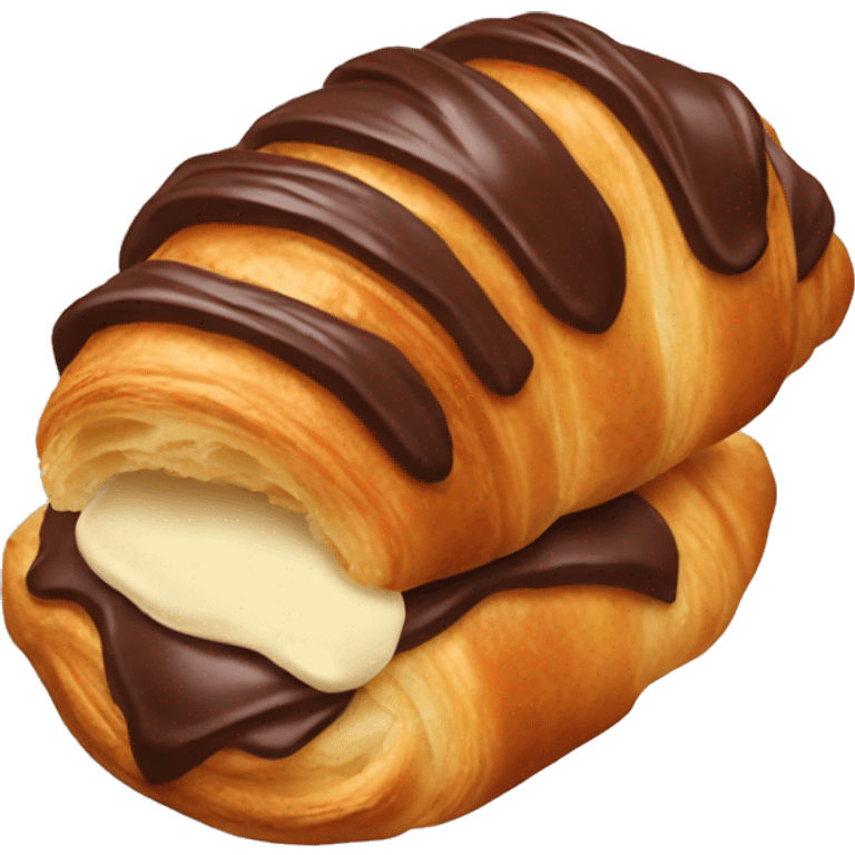 Chocolate Croissant emoji