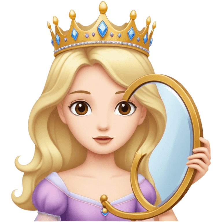 Princess mirror emoji