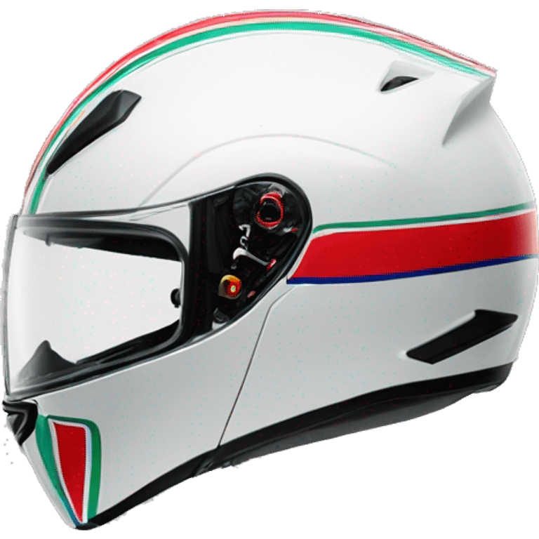 Agv brand motorcycle helmet emoji