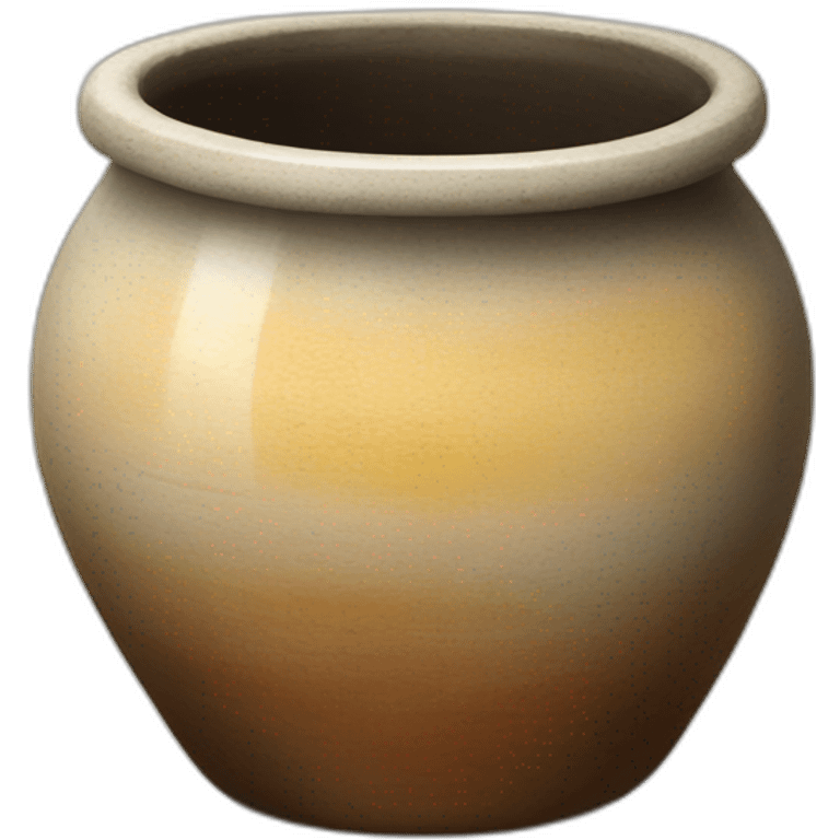 wood fired glazed pot emoji