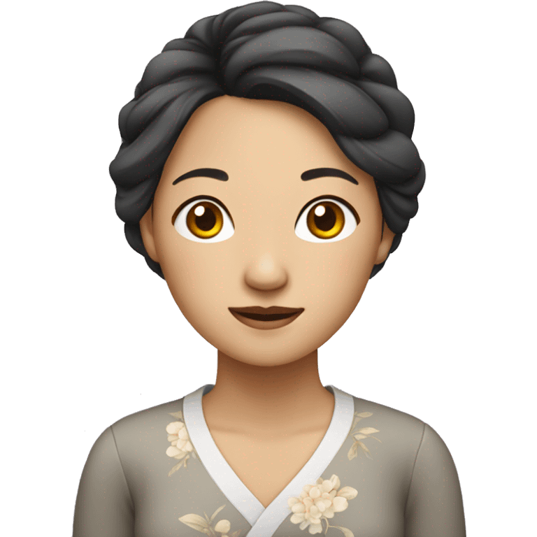 Chinese woman emoji