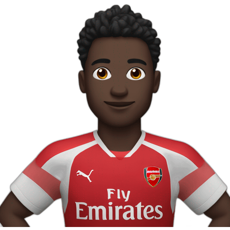 Arsenal player Saka emoji