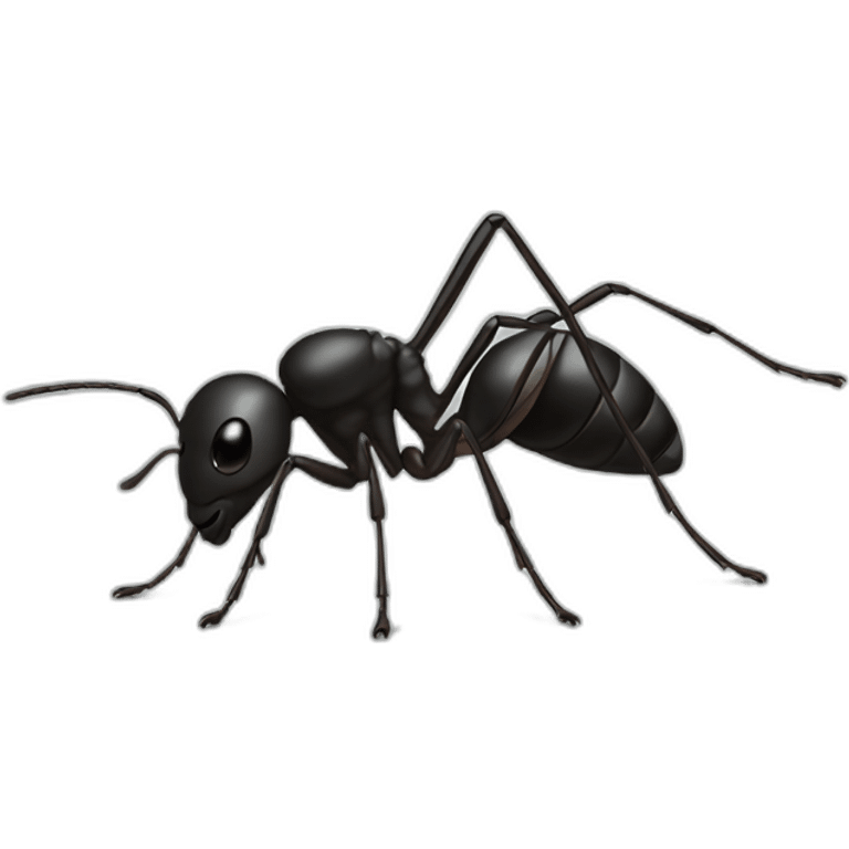 Black ant emoji