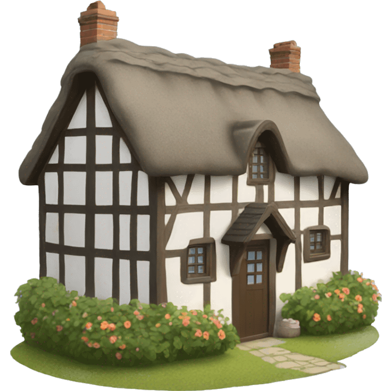 English cottage emoji