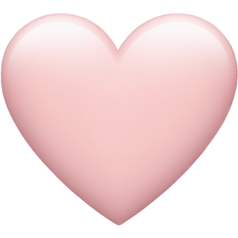 pale pink heart emoji