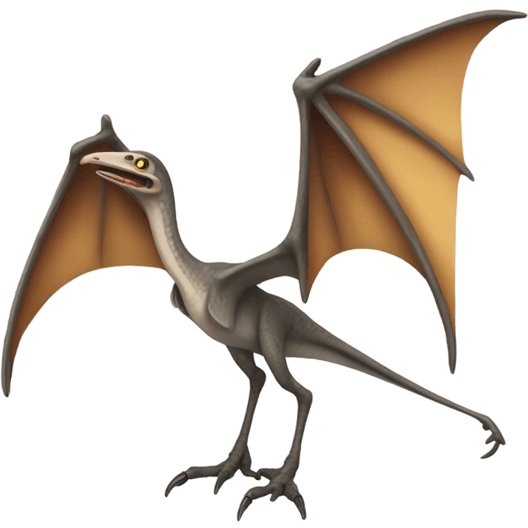 realistic pterodactyl no tail emoji