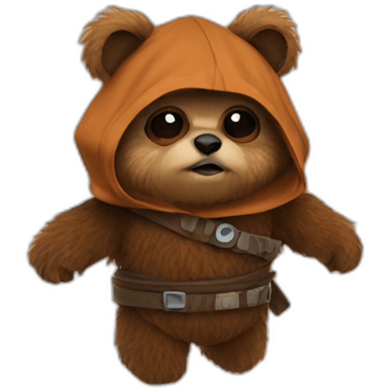 floating ewok emoji