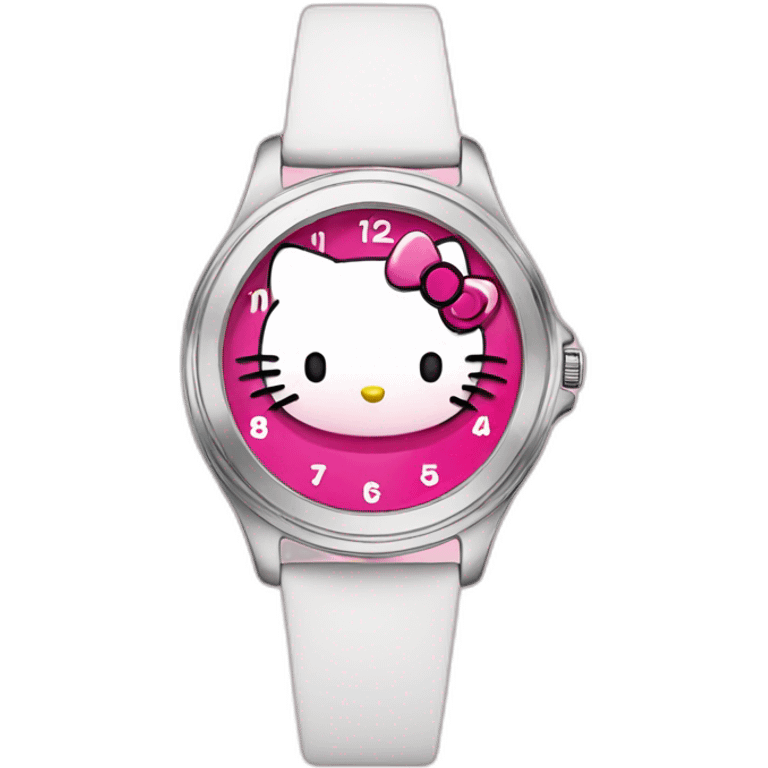 Hello kitty watch emoji