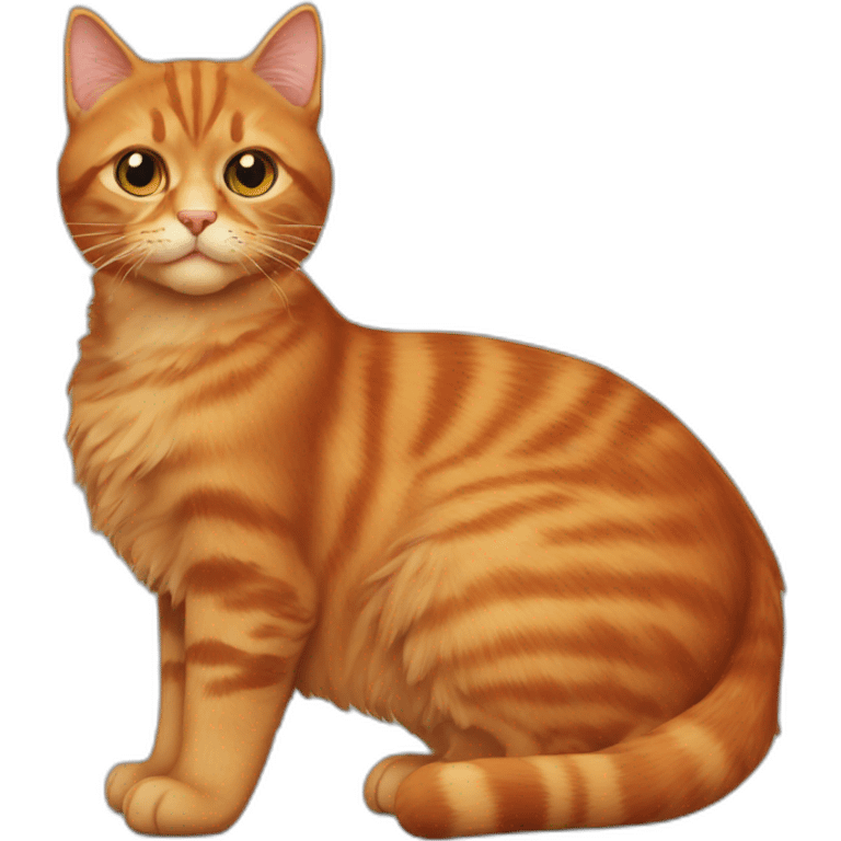 Scottish-red-cat emoji