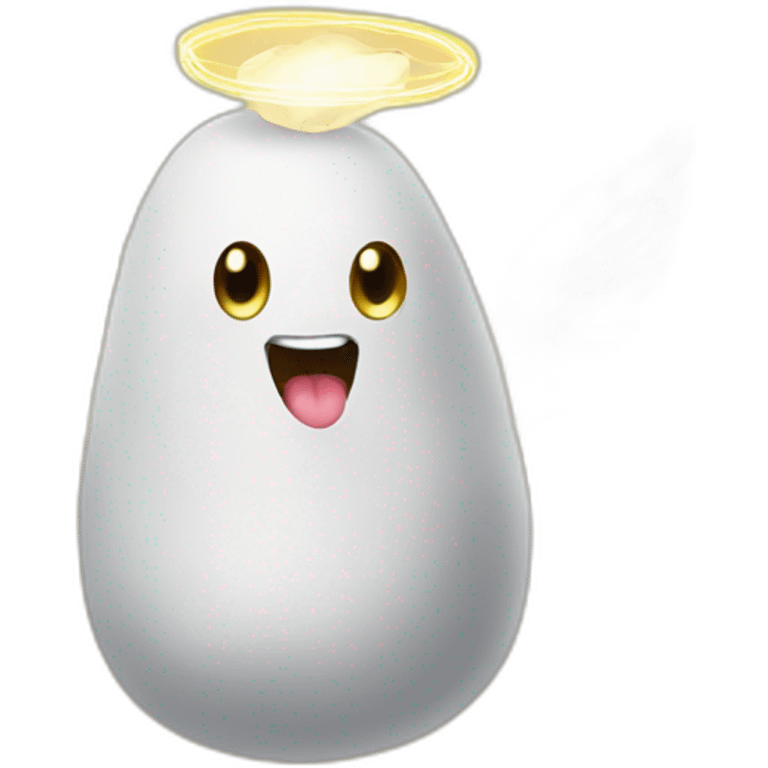 Angelic potato emoji