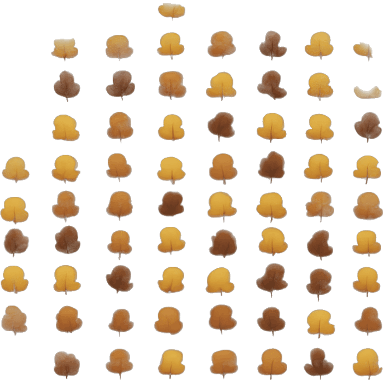 Brown autumn  emoji