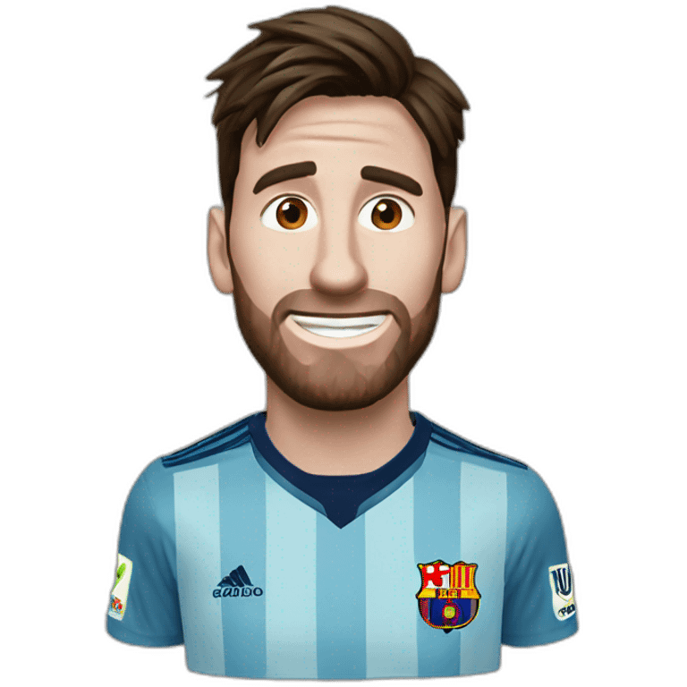 Messi parle a nael emoji