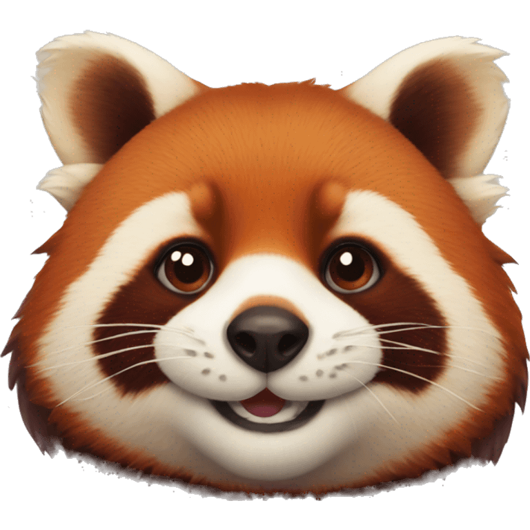 red panda taking a break emoji