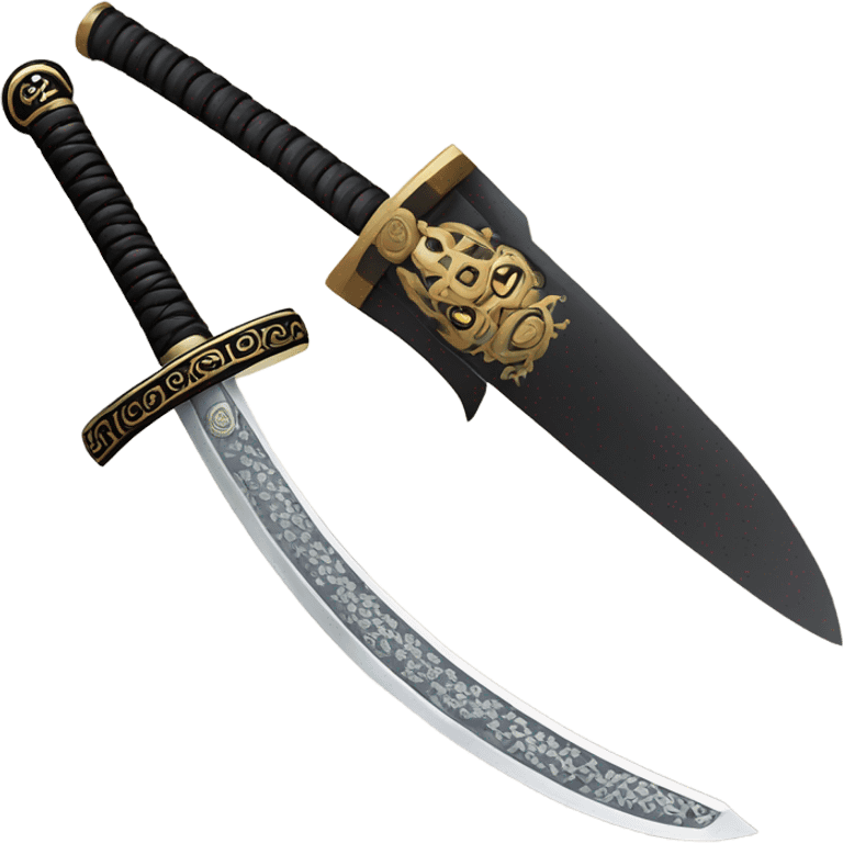 Japanese sword emoji