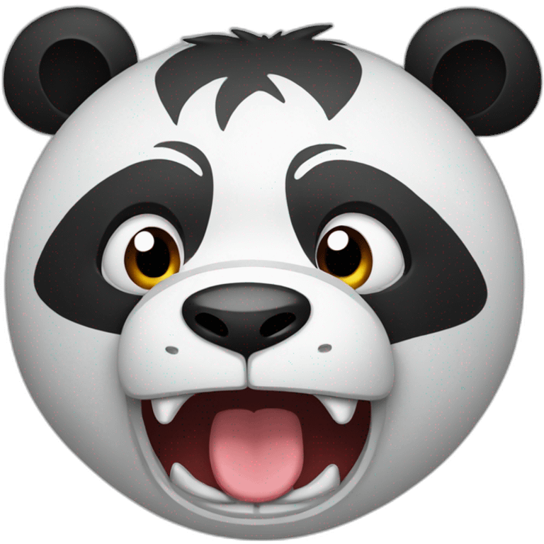 Angry panda emoji