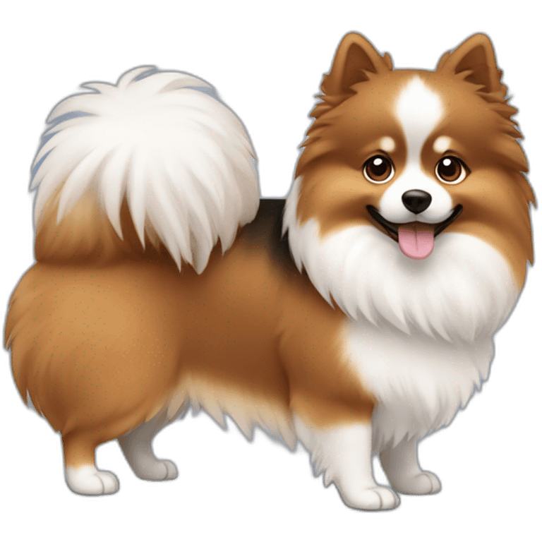 tricolor spitz emoji