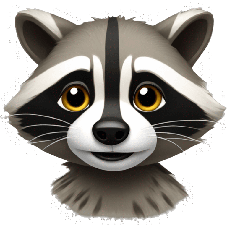 Raccoon emoji