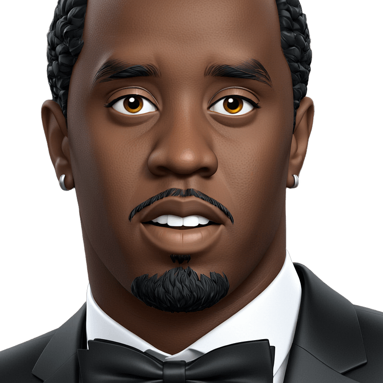 dark-skinned male portrait with bowtie emoji