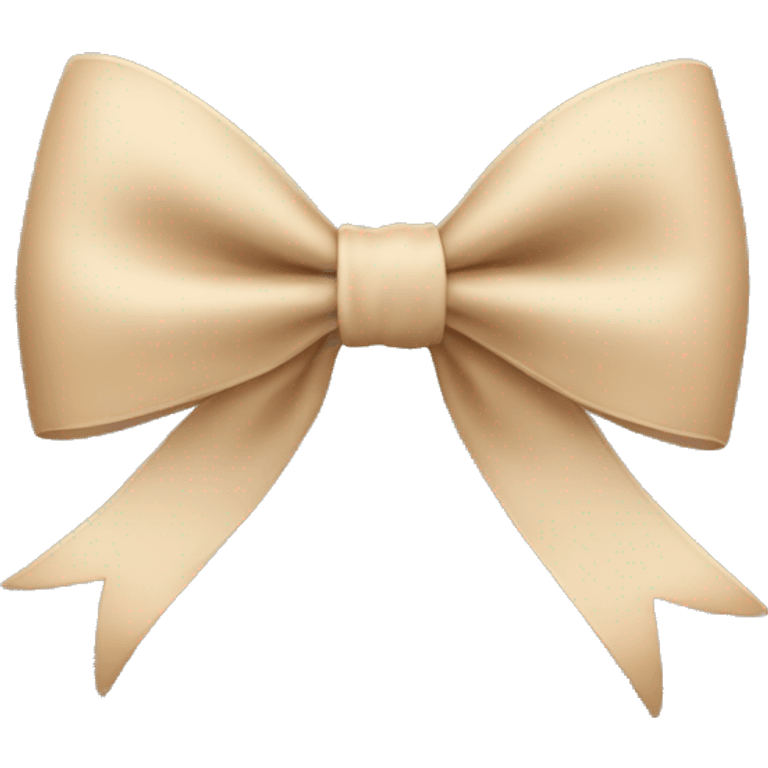 Beige Bow  emoji