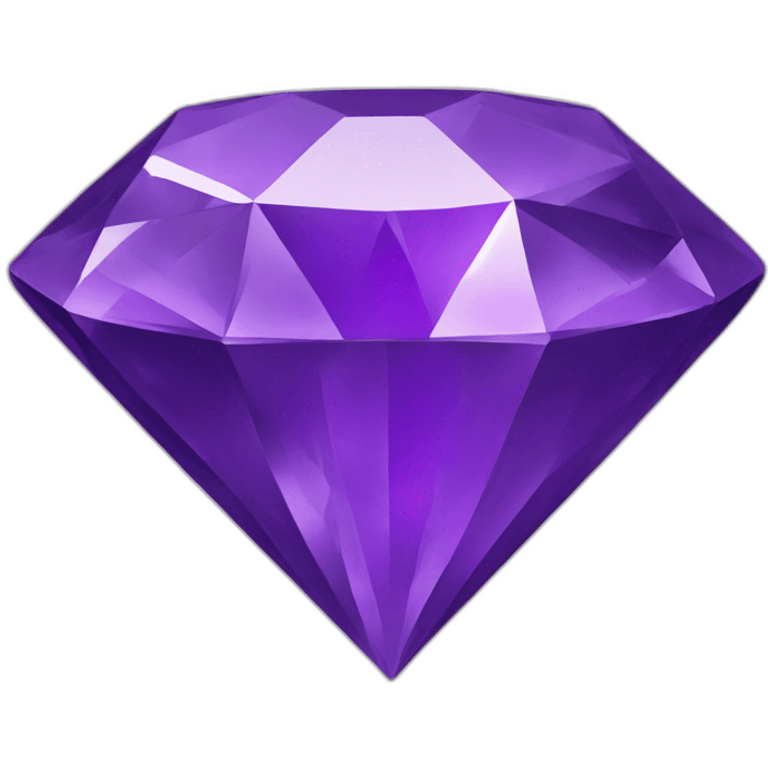 Purple diamond  emoji