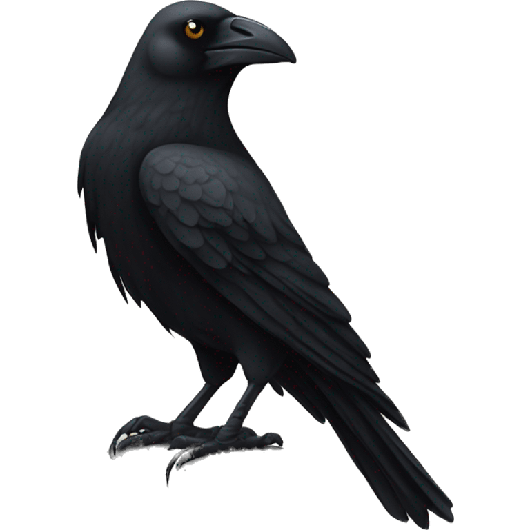 Crow-in-cementery emoji