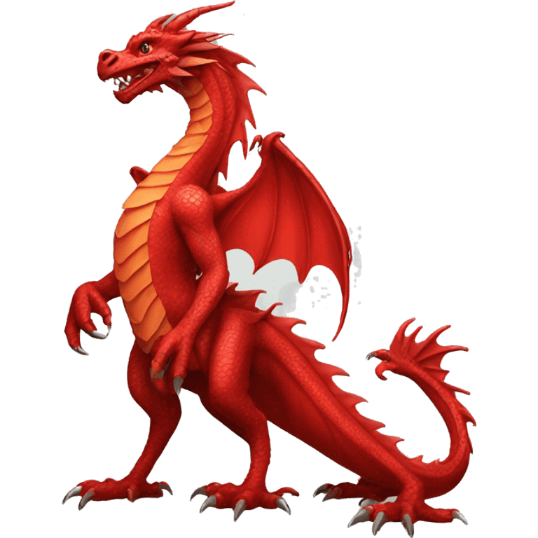 designer red dragon emoji