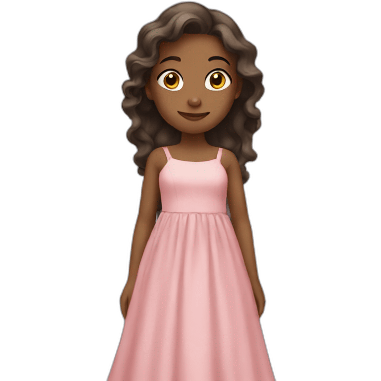 girl in a long dress emoji