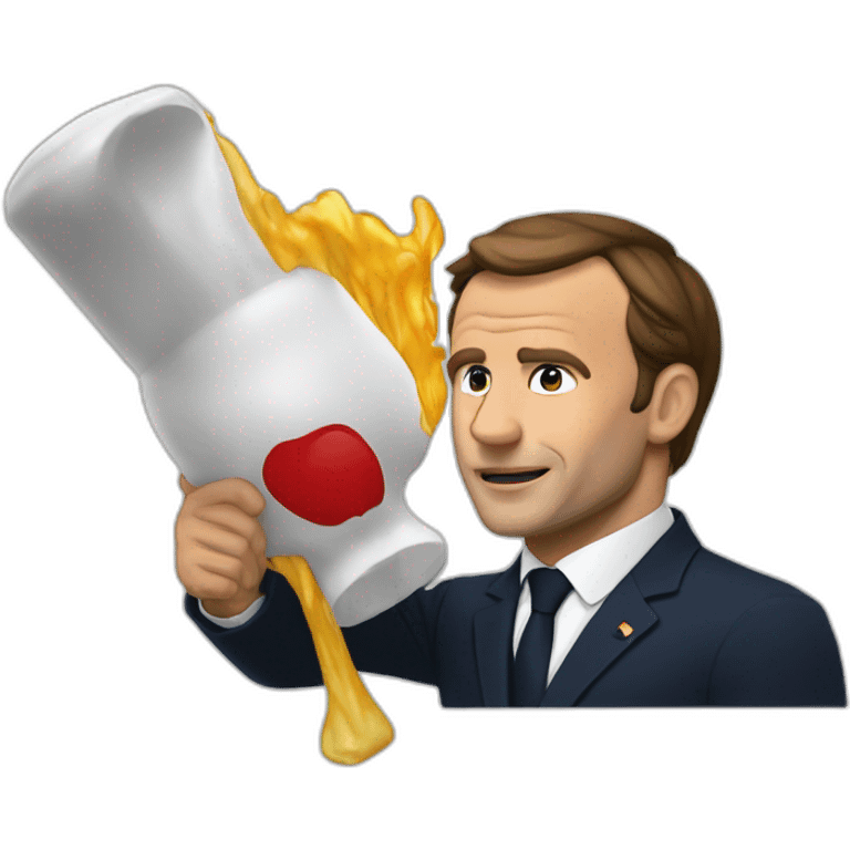 Macron qui est povre emoji