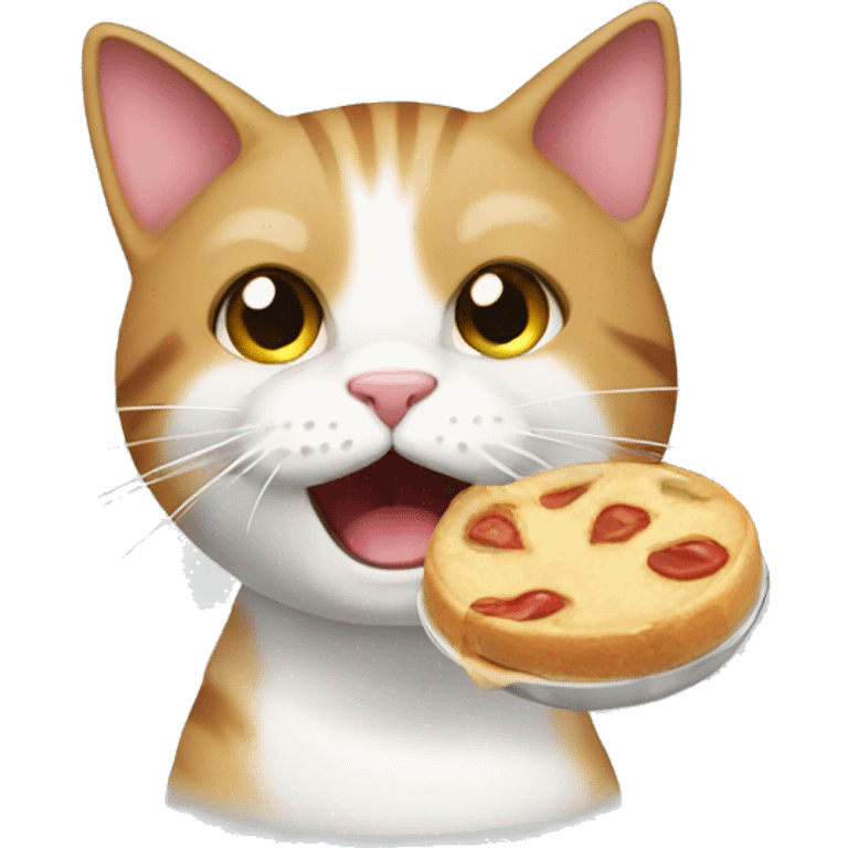 A raly hungry cat emoji