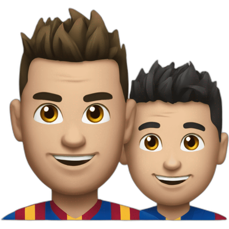 Ronaldo sur messi emoji