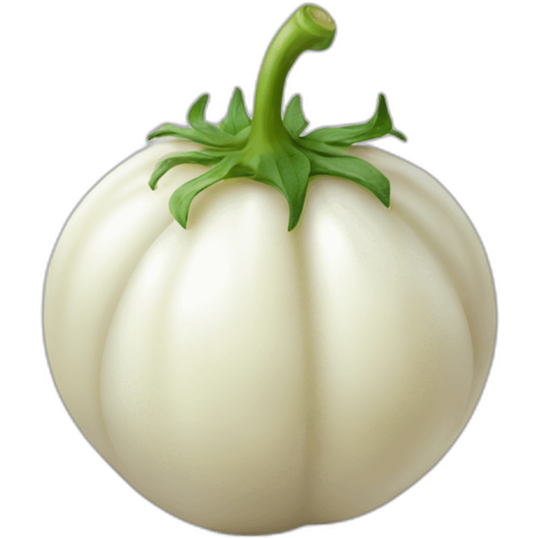 white tomato emoji