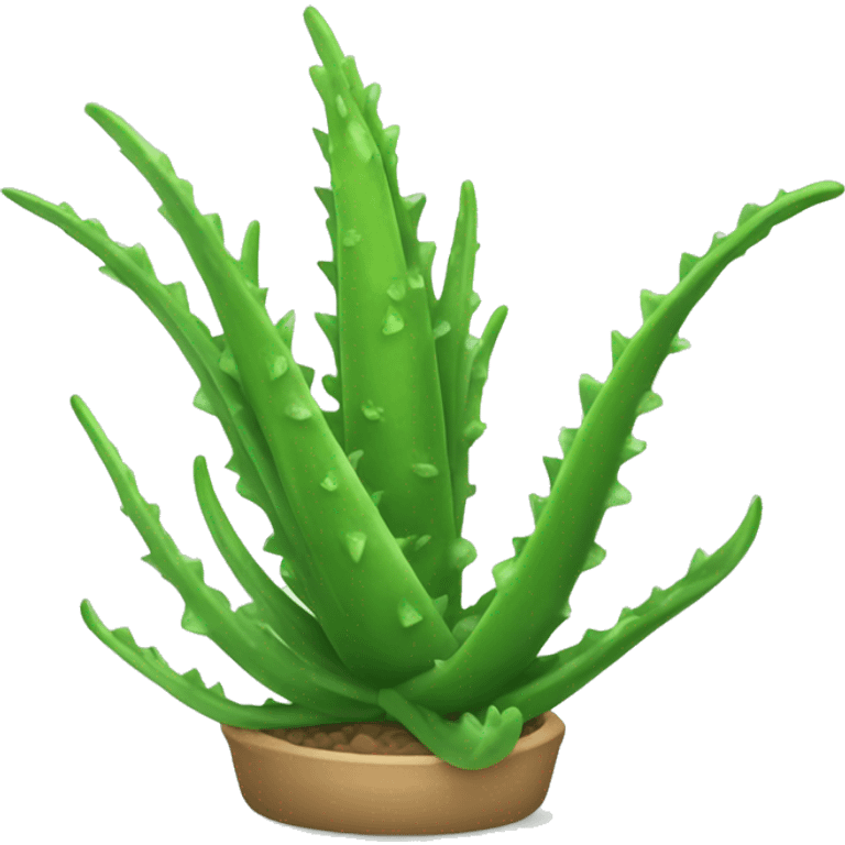 Aloe Vera plant emoji