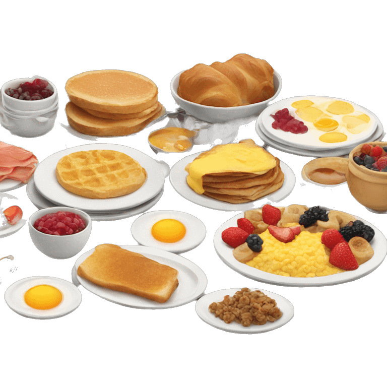 Breakfast buffet emoji