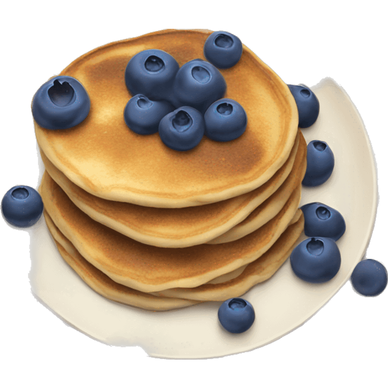 Blueberry pancakes  emoji