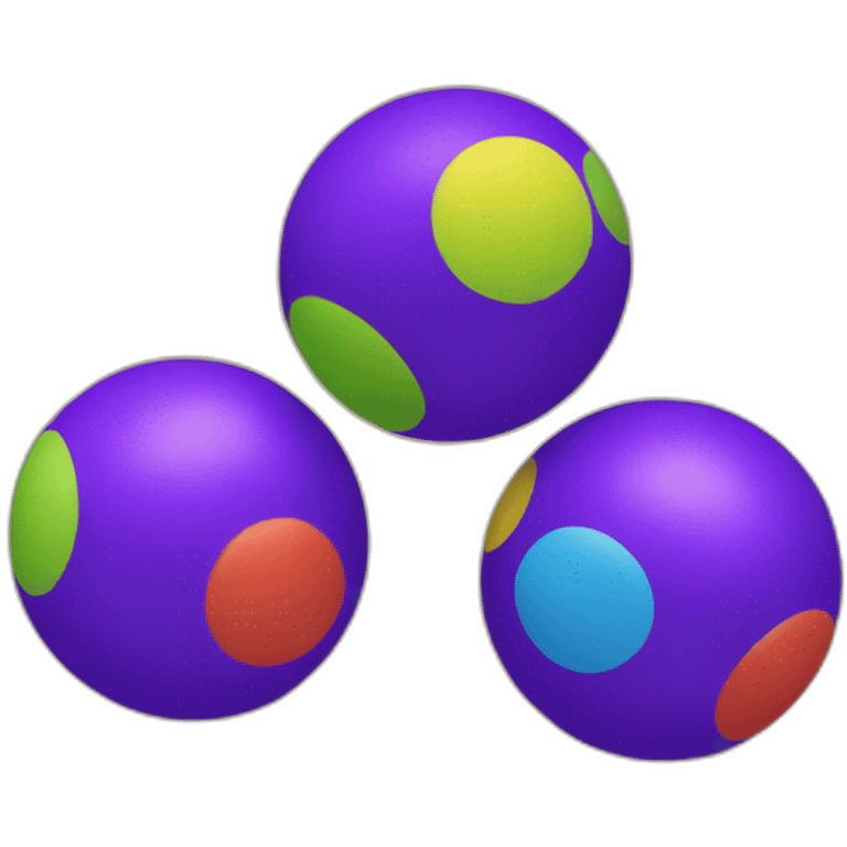 Three Juggle balls emoji