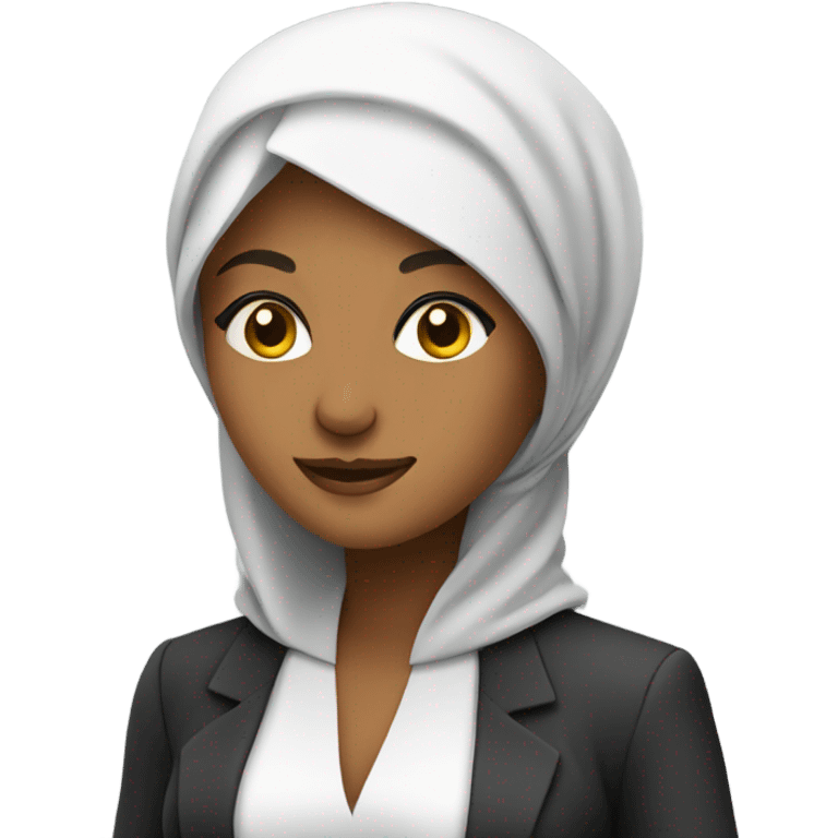 muslim business women with money emoji