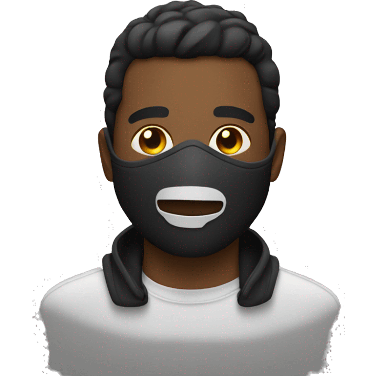 Anile Guys with a mask with Led  emoji