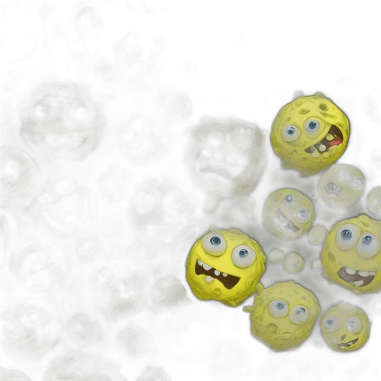 spongebob as a ball emoji