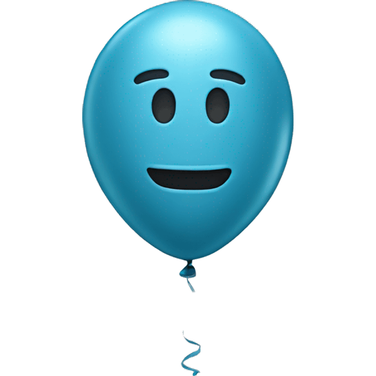 balloon in the shape of 13 emoji