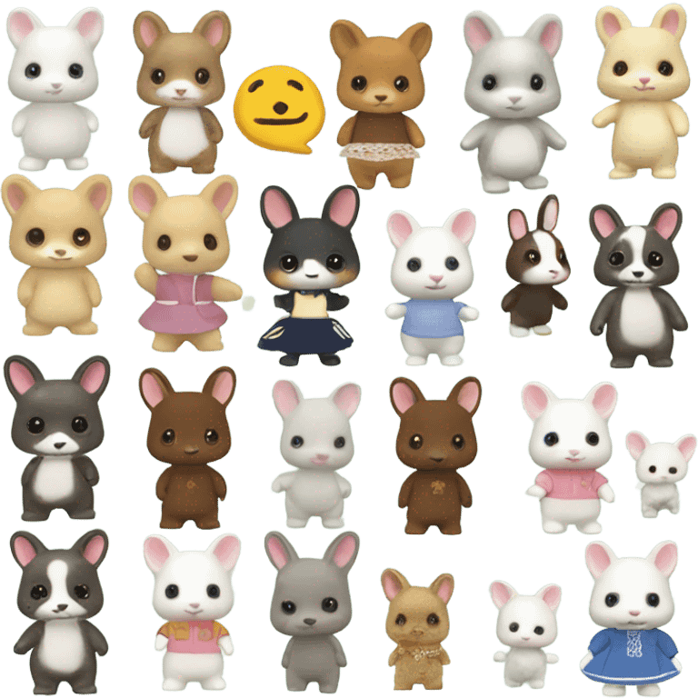 sylvanian families collection emoji