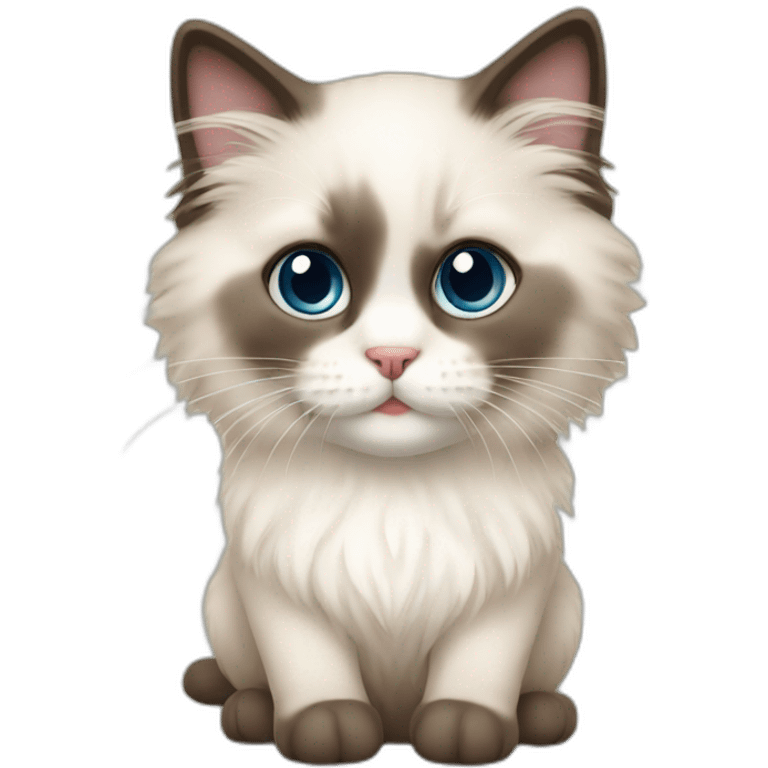 ragdoll kitten emoji