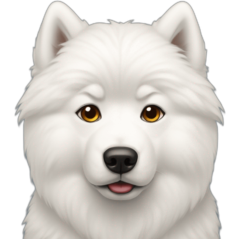 Sad samoyed emoji