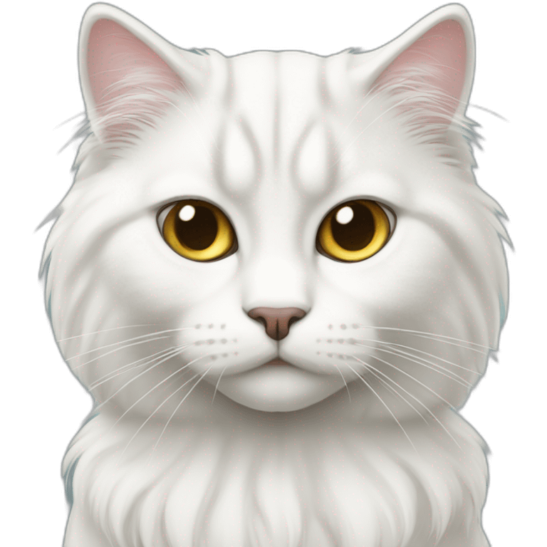 white siberian cat thief emoji