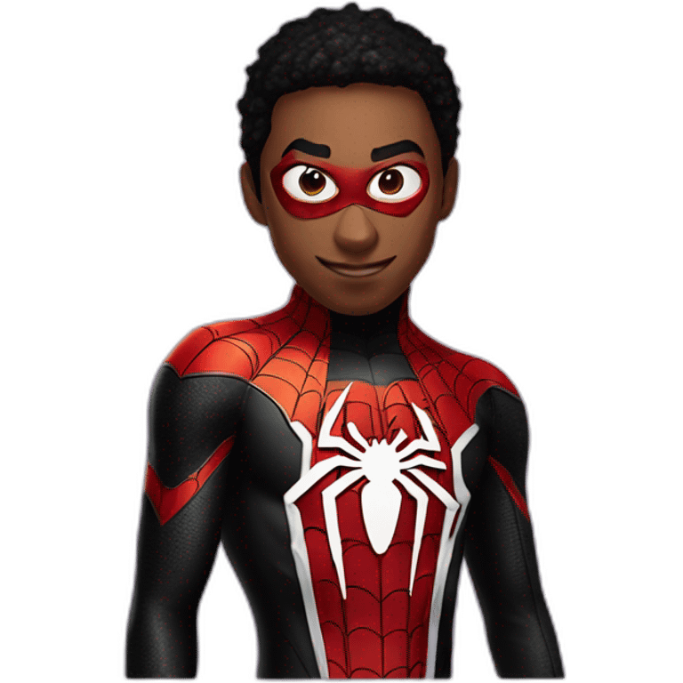 Spiderman miles morales emoji