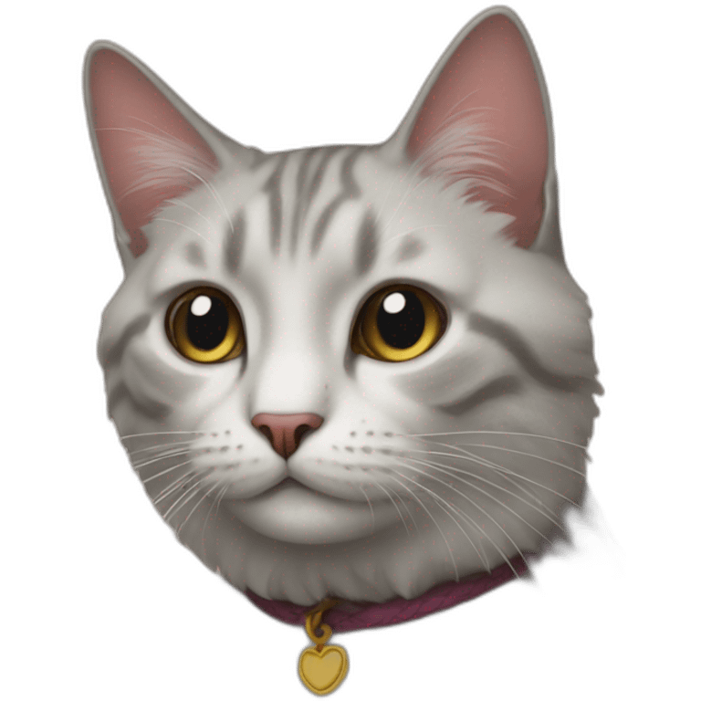 Cat on a lac emoji