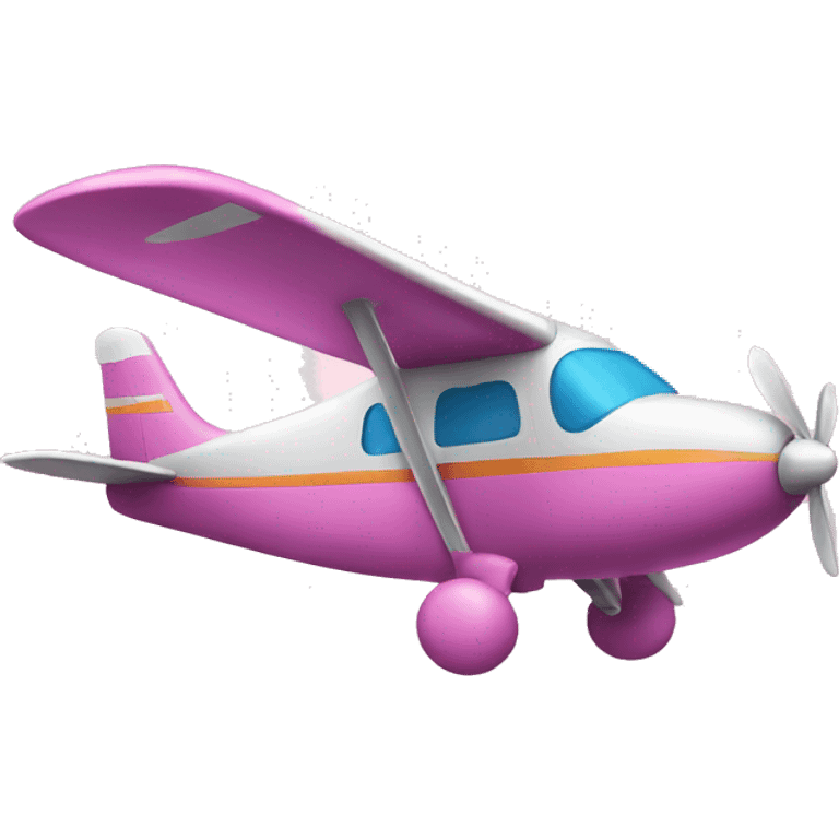 Easter rabbit flying plane emoji