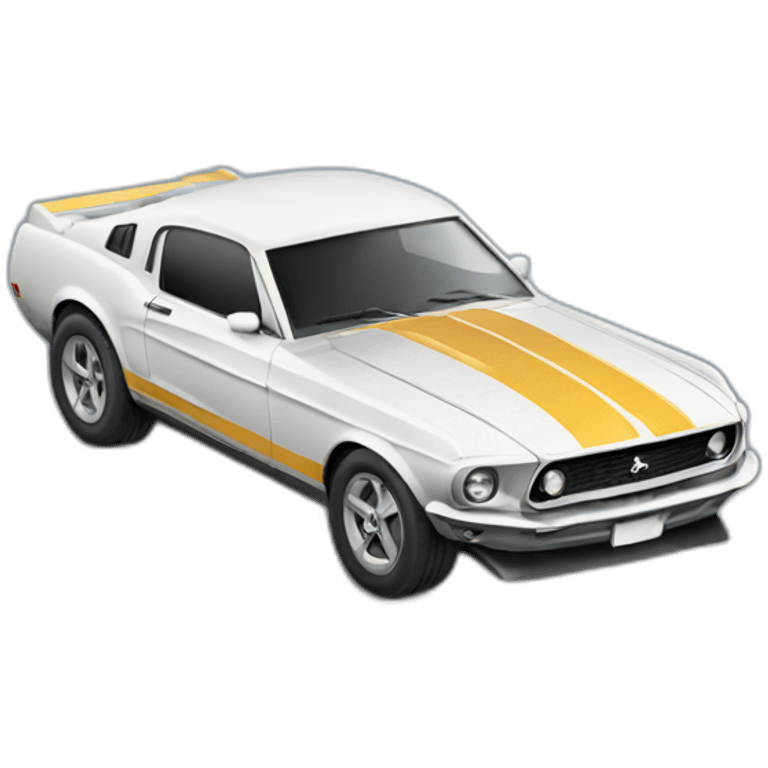 Car mustang  emoji