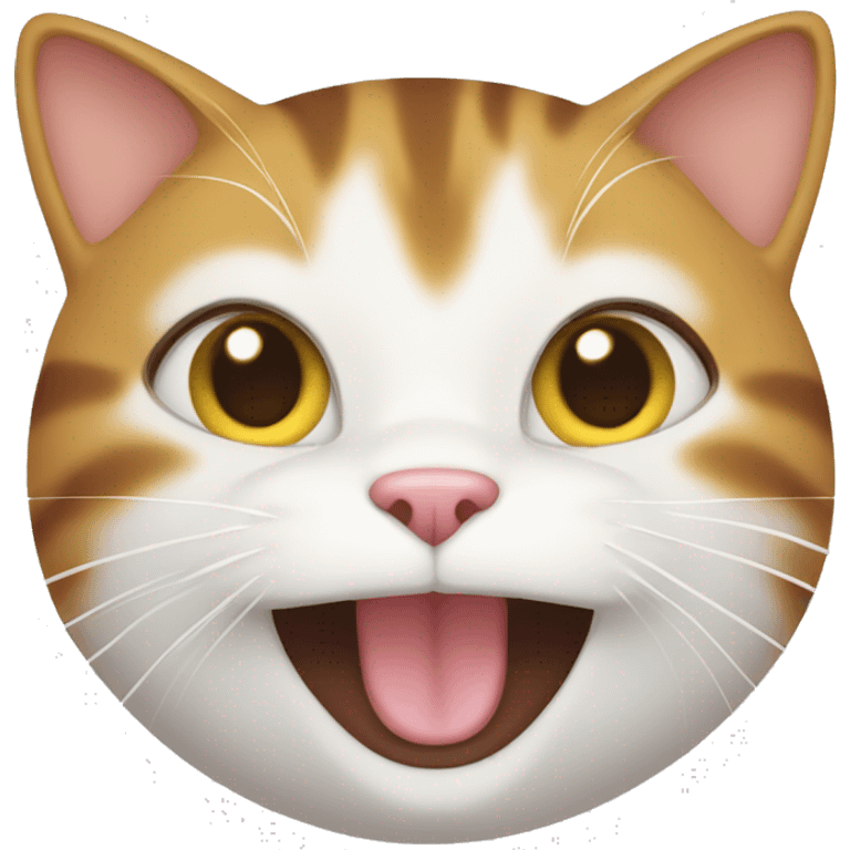 Excited cat emoji