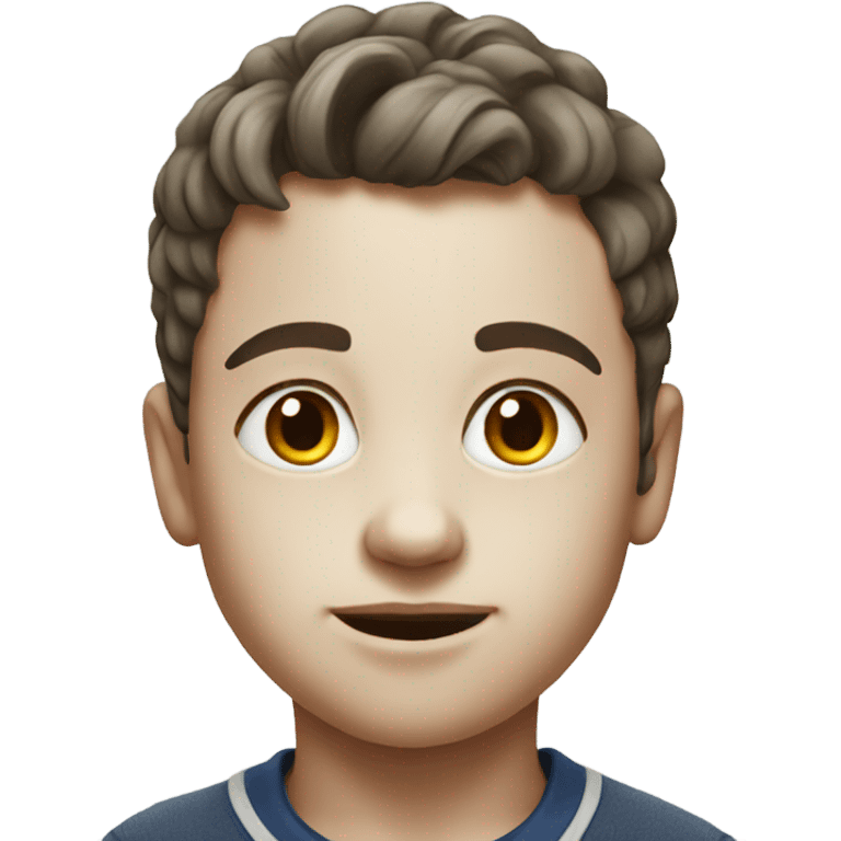 realistic portrait of a boy emoji